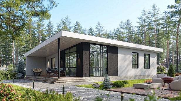 Дом из газобетона Тукса , 120 кв.м