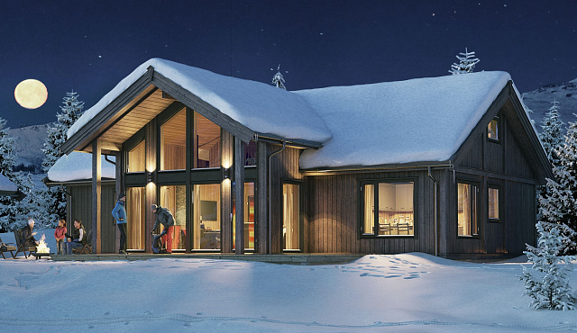 Дом из газобетона Юпита, 143 кв.м