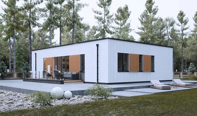 Дом из газобетона Липке, 119 кв.м