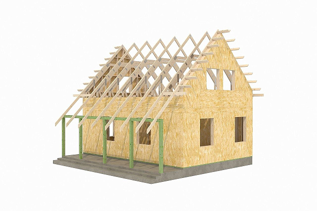 Дом из газобетона Раздолье, 98 кв.м