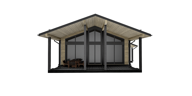 Дом из газобетона Олекка, 116 кв.м