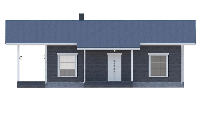 Дом из газобетона Эльмус, 116 кв.м