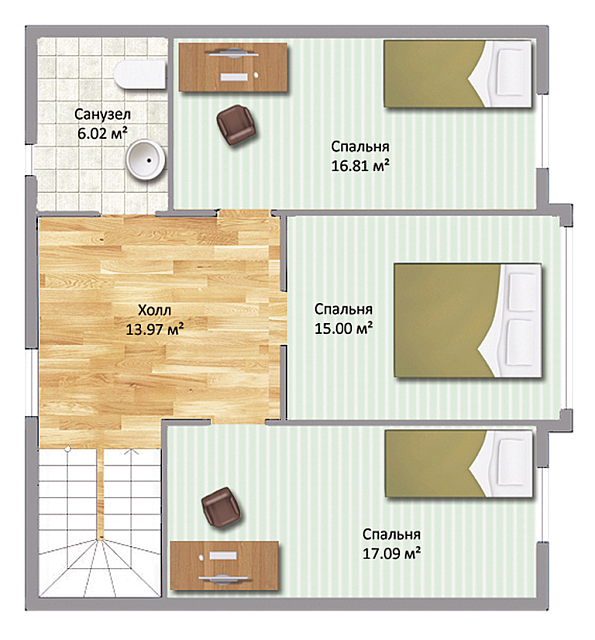 Дом из газобетона Гимолы, 154 кв.м