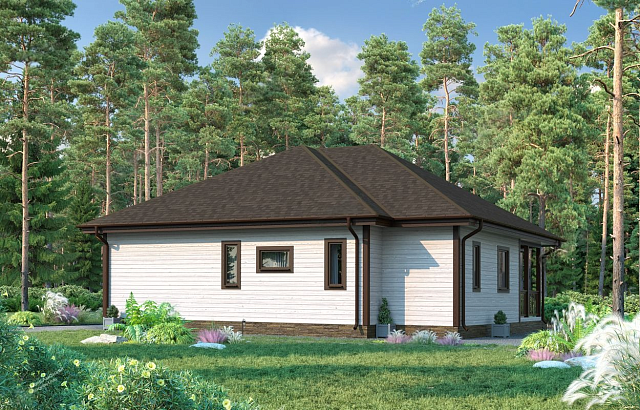 Дом из газобетона Терву, 148 кв.м