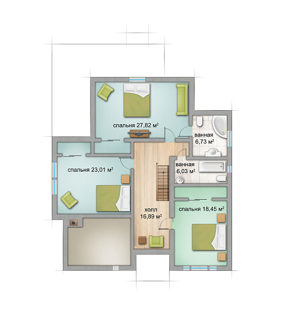 Дом из газобетона Линдозеро, 240 кв.м