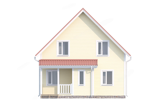 Дом из газобетона Колежма, 94 кв.м