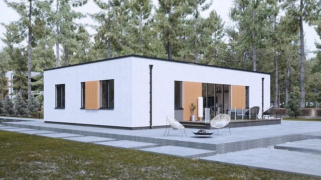 Дом из газобетона Липке, 119 кв.м