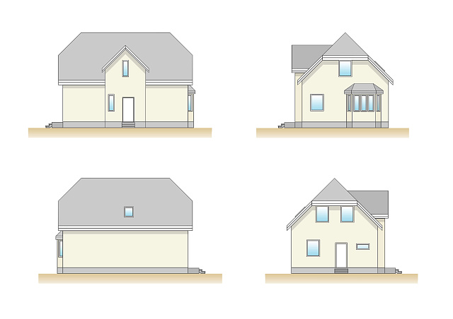 Дом из газобетона Линдолампи, 114 кв.м