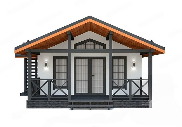 Дом из газобетона Власипоя, 41 кв.м