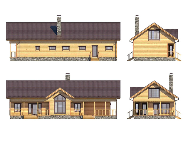 Дом из газобетона Сегозеро, 173 кв.м