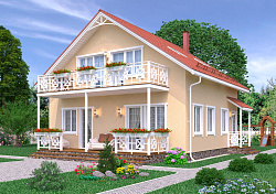 Дом из газобетона Чална, 151 кв.м