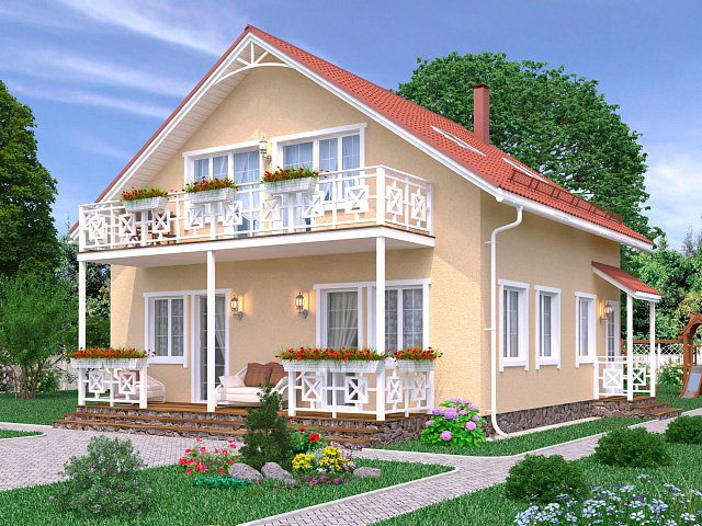 Комплект каркаса Чална, 151 кв.м