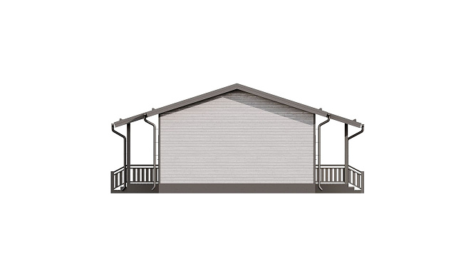 Дом из газобетона Норвиярви, 104 кв.м