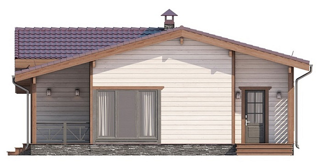 Дом из газобетона Сойва, 117,5 кв.м