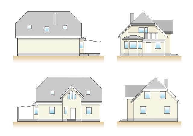 Дом из газобетона Линдолампи, 157 кв.м