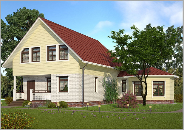 Дом из газобетона Лоухи, 155 кв.м