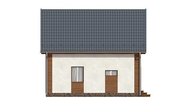 Дом из газобетона Сельги, 75 кв.м