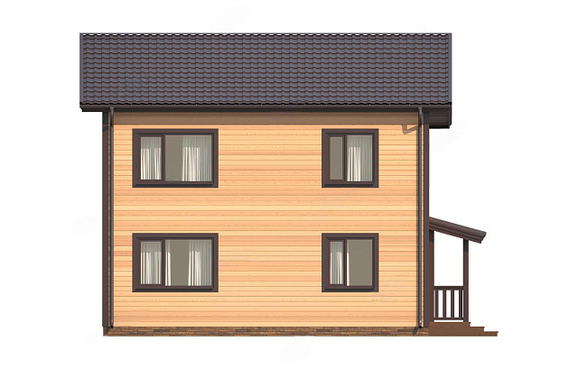 Дом из газобетона Латво, 131 кв.м