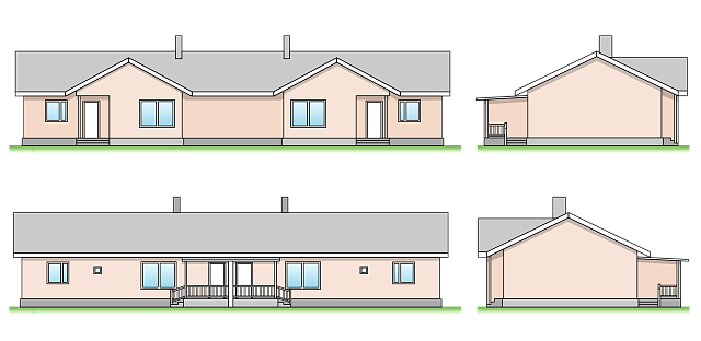 Дом из газобетона Таунхаус, 218 кв.м