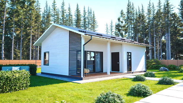 Дом из газобетона Йонка S, 65 кв.м