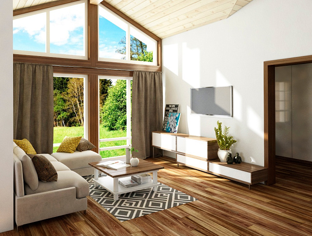 Дом из газобетона Сойва, 117,5 кв.м